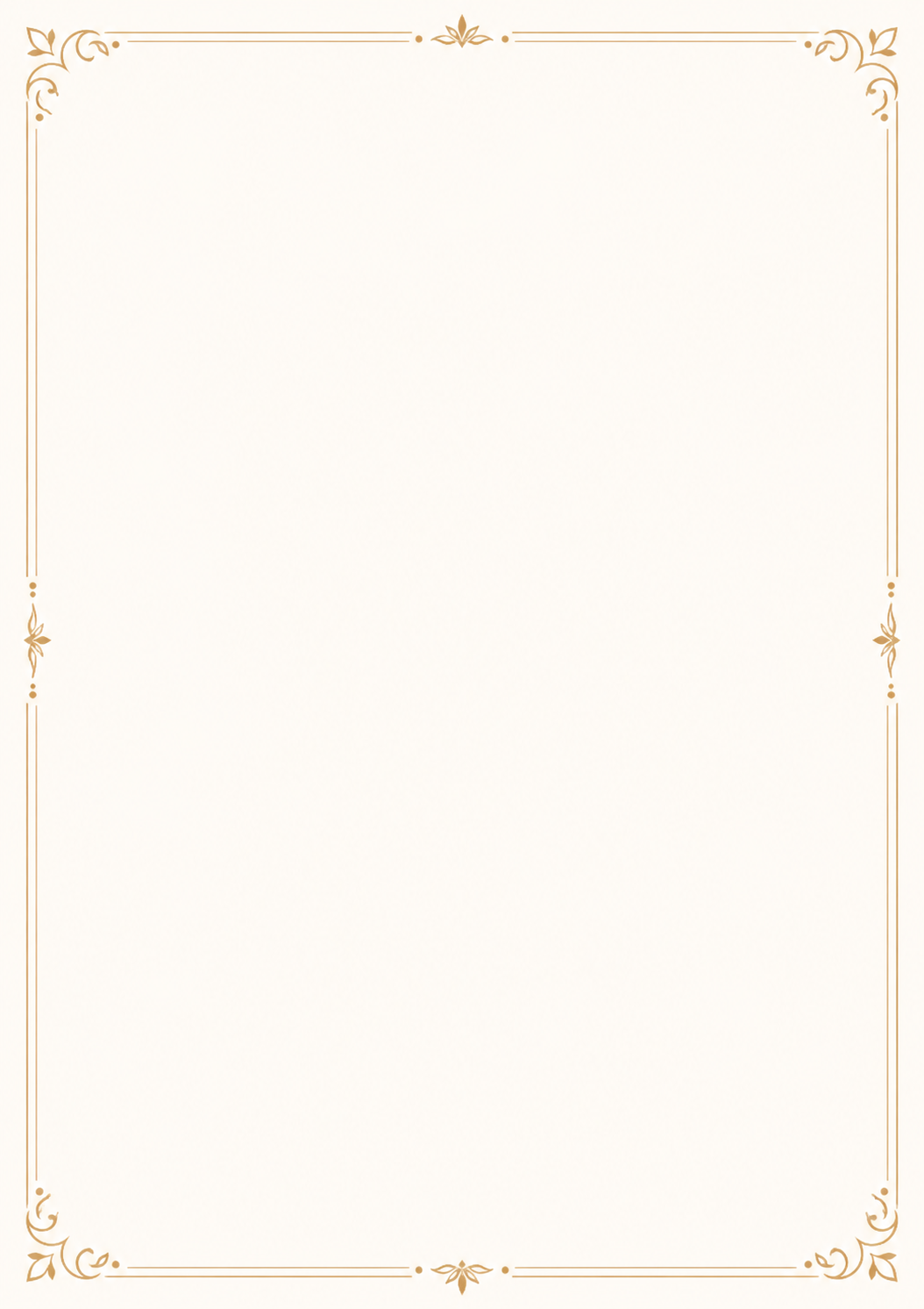 Ivory Minimal marriage biodata template