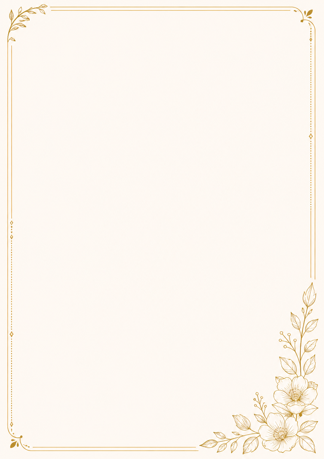 Pearl Floral marriage biodata template