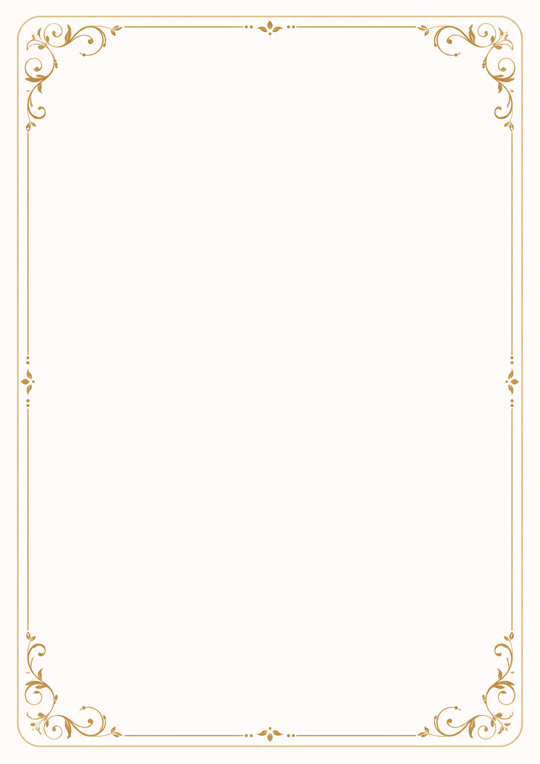 Vintage Ivory marriage biodata template