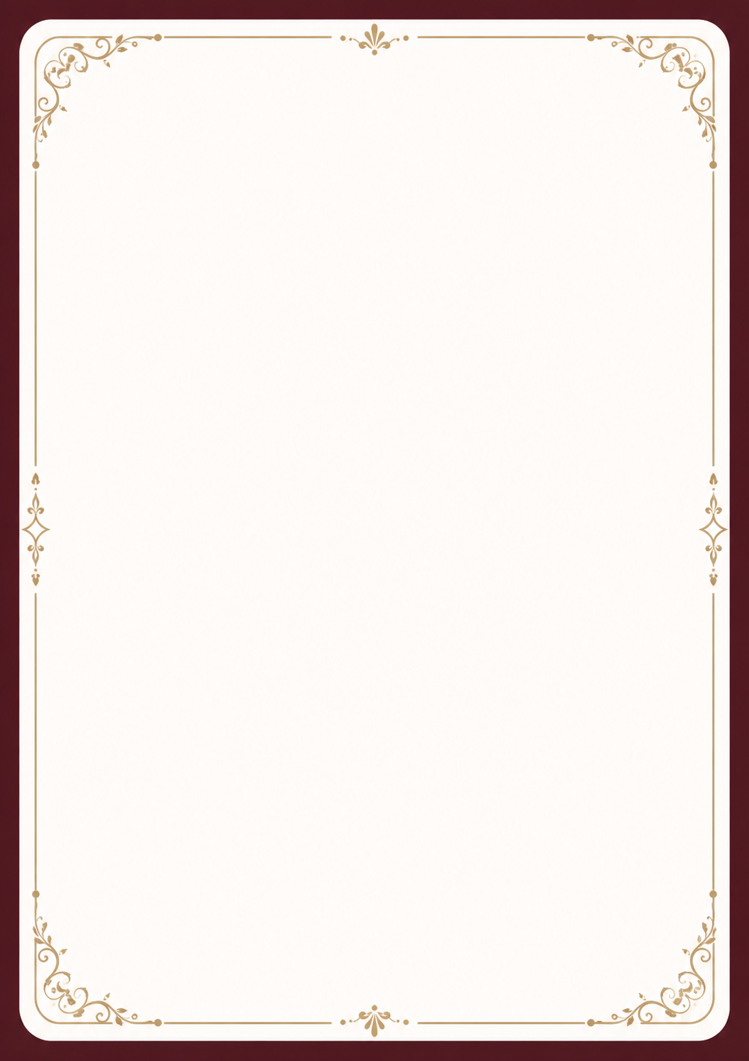 Cream Elegance marriage biodata template